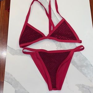 Red bikini